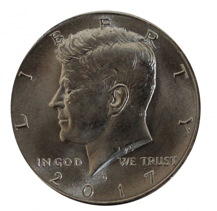 (2017d) Монета США 2017 год 50 центов  3. Основной тип Кеннеди Медь-Никель  UNC